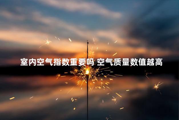 室内空气指数重要吗 空气质量数值越高越好吗